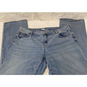 Old Navy Blue Jeans/Kicker Boot Cut/Size 16 Short